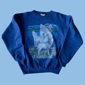 ❗️SOLD❗️FieldMaster Wolf Crewneck Sweater